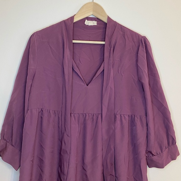 Urban Outfitters Mauve Long Sleeve Dress - Picture 2 of 5